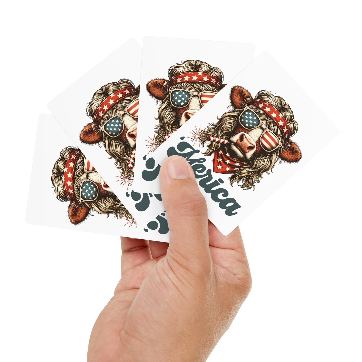 Merica Poker Cards, Fun Party Game, Americana Theme, Perfect for BBQs, Gifts for Gamers and Card Enthusiasts