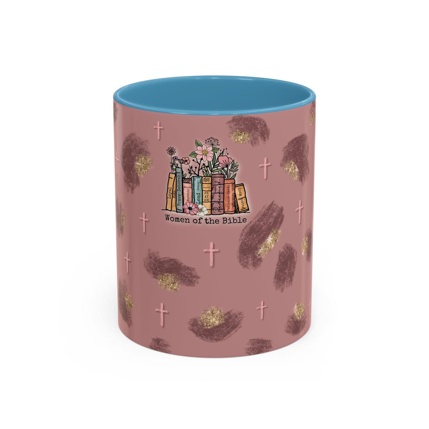 Women of the Bible Accent Coffee Mug Inspirational Christian Gift, Religious Mug for Moms, Unique Bible Study Accessory, Women Empowerment