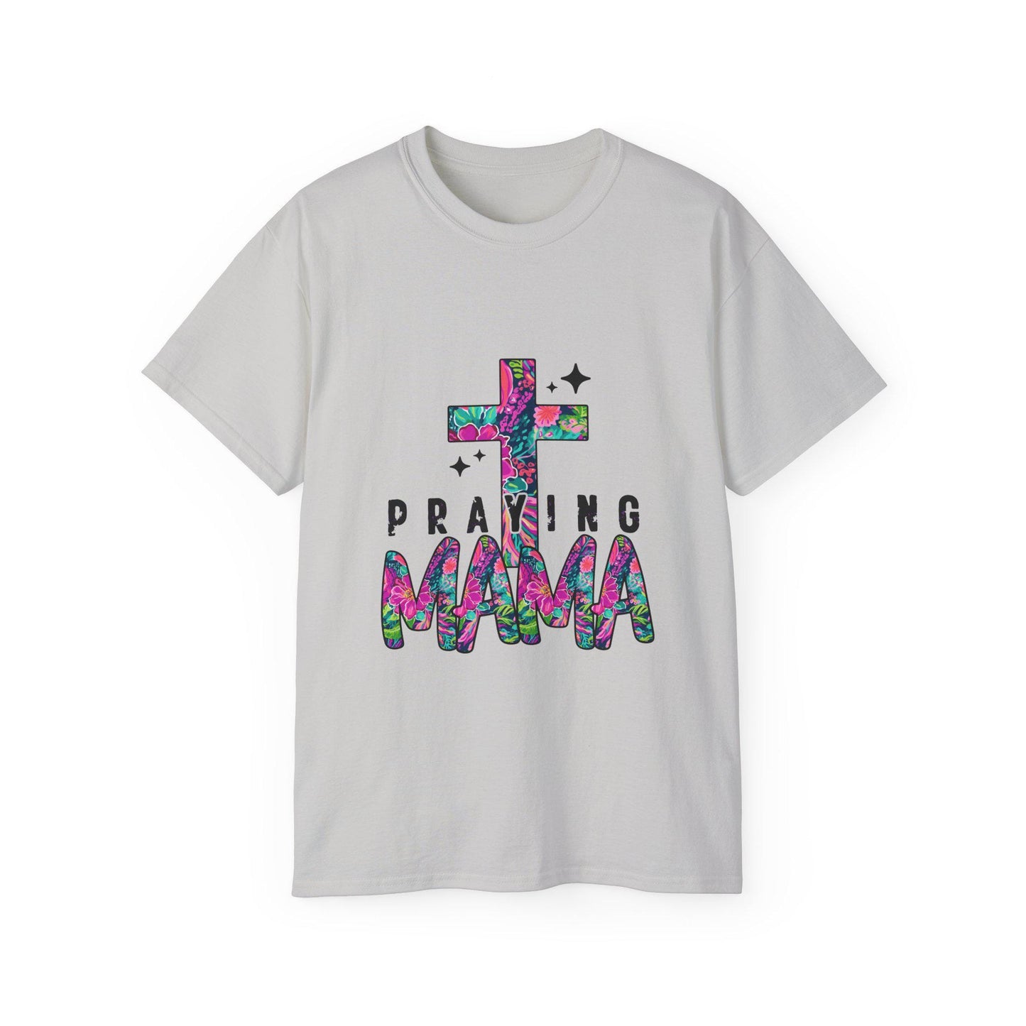 Praying Mama Tee, Inspirational T-Shirt for Moms, Christian Gift, Faith-Based Apparel, Mother's Day Gift, Comfortable Casual Wear