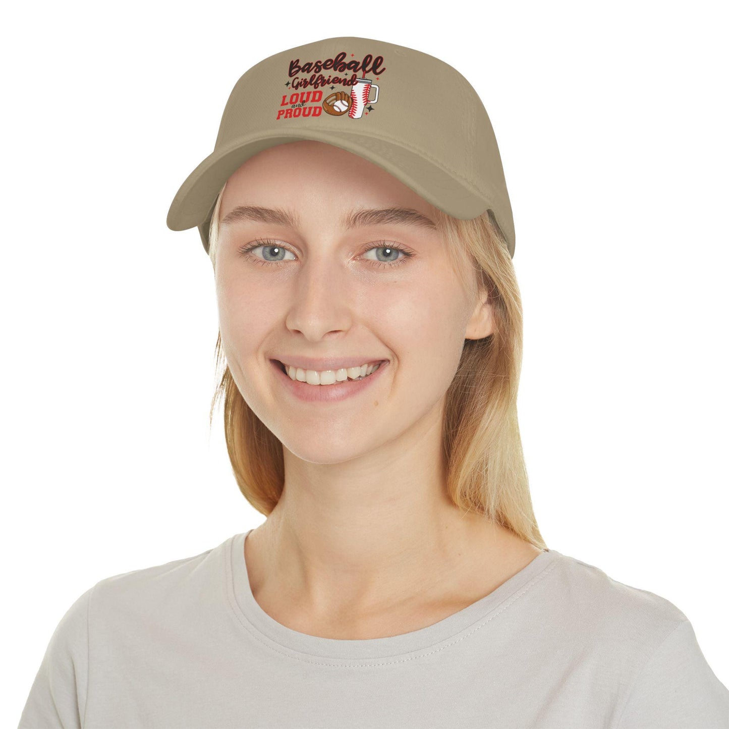 Loud and Proud Baseball Cap for Girlfriends, Perfect Gift for Softball Lovers, Summer Sports Cap, Fun Accessories for Baseball Season, Cute