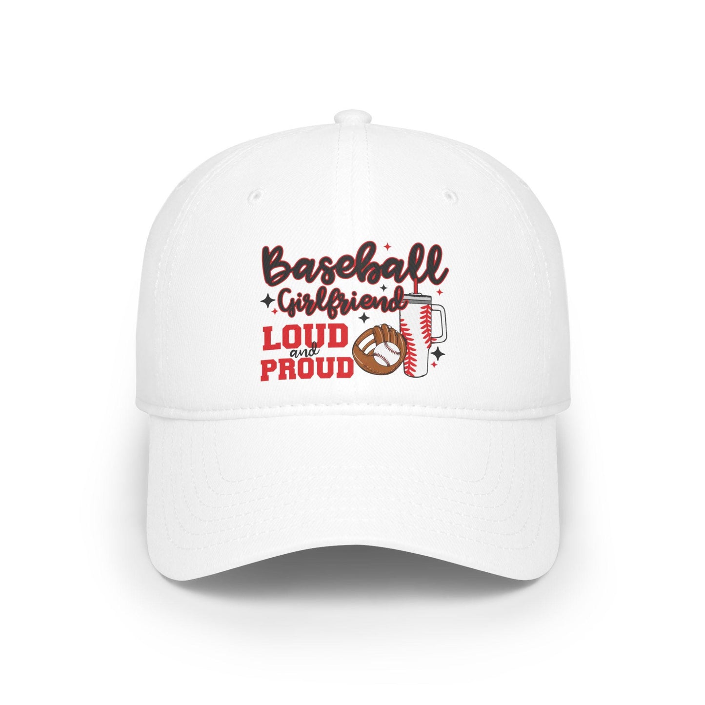 Loud and Proud Baseball Cap for Girlfriends, Perfect Gift for Softball Lovers, Summer Sports Cap, Fun Accessories for Baseball Season, Cute