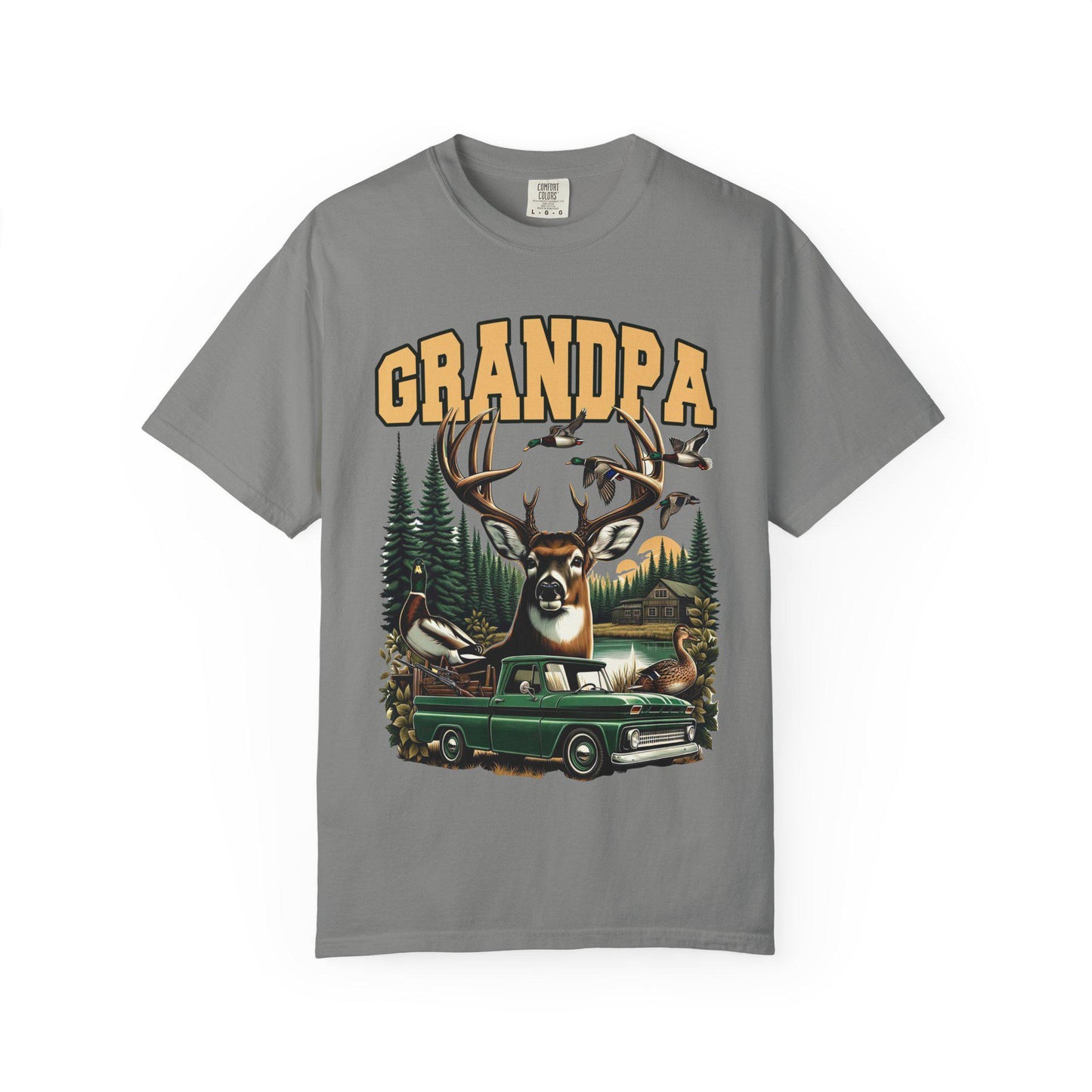 Retro Grandpa Hunting T-Shirt, Vintage Outdoor Tee, Gift for Dad, Father's Day Tee, Nature Lover Shirt, Grandparent Gift