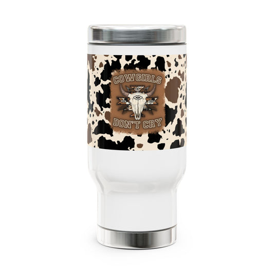 Cowgirl Travel Mug, Stainless Steel Travel Coffee Tumbler, Perfect Gift for Cowgirls, Camping Mug, Western Style Drinkware