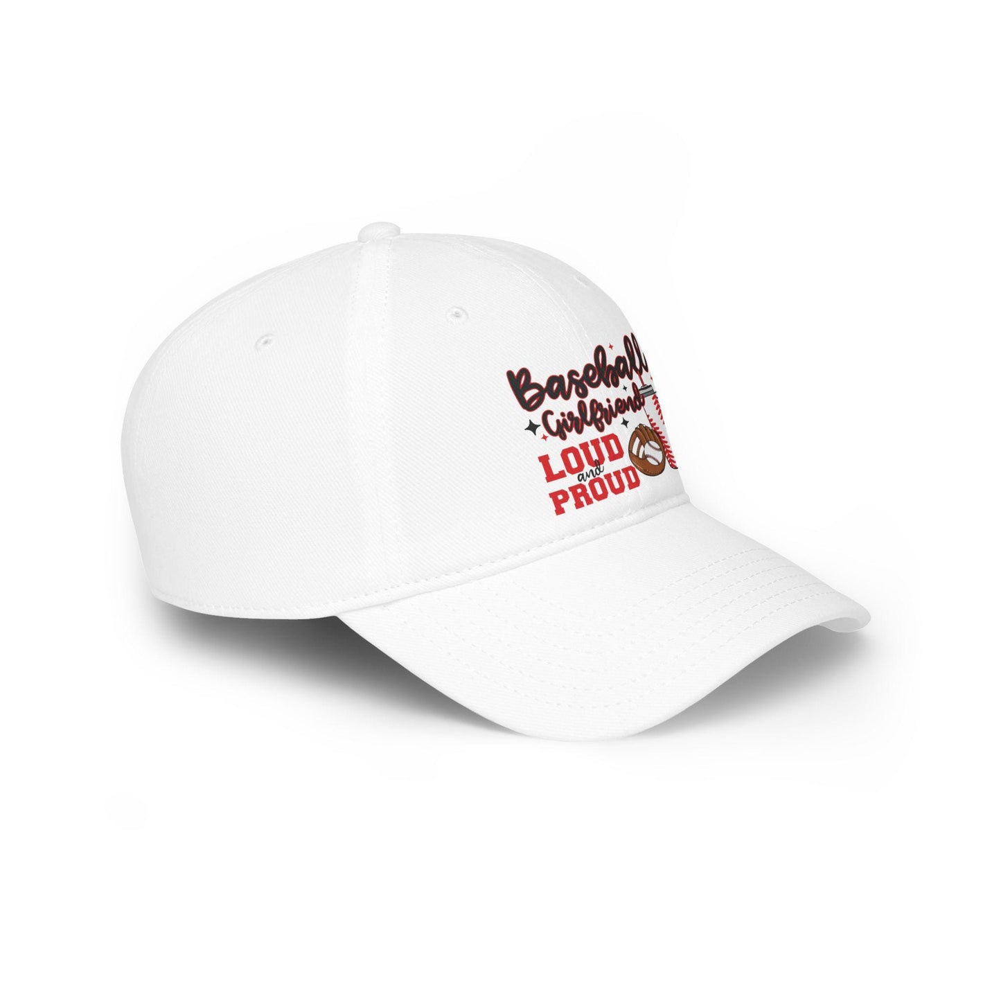 Loud and Proud Baseball Cap for Girlfriends, Perfect Gift for Softball Lovers, Summer Sports Cap, Fun Accessories for Baseball Season, Cute
