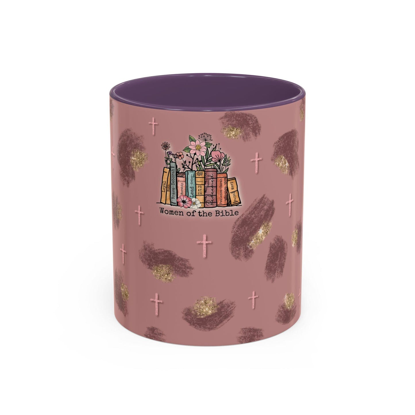 Women of the Bible Accent Coffee Mug Inspirational Christian Gift, Religious Mug for Moms, Unique Bible Study Accessory, Women Empowerment