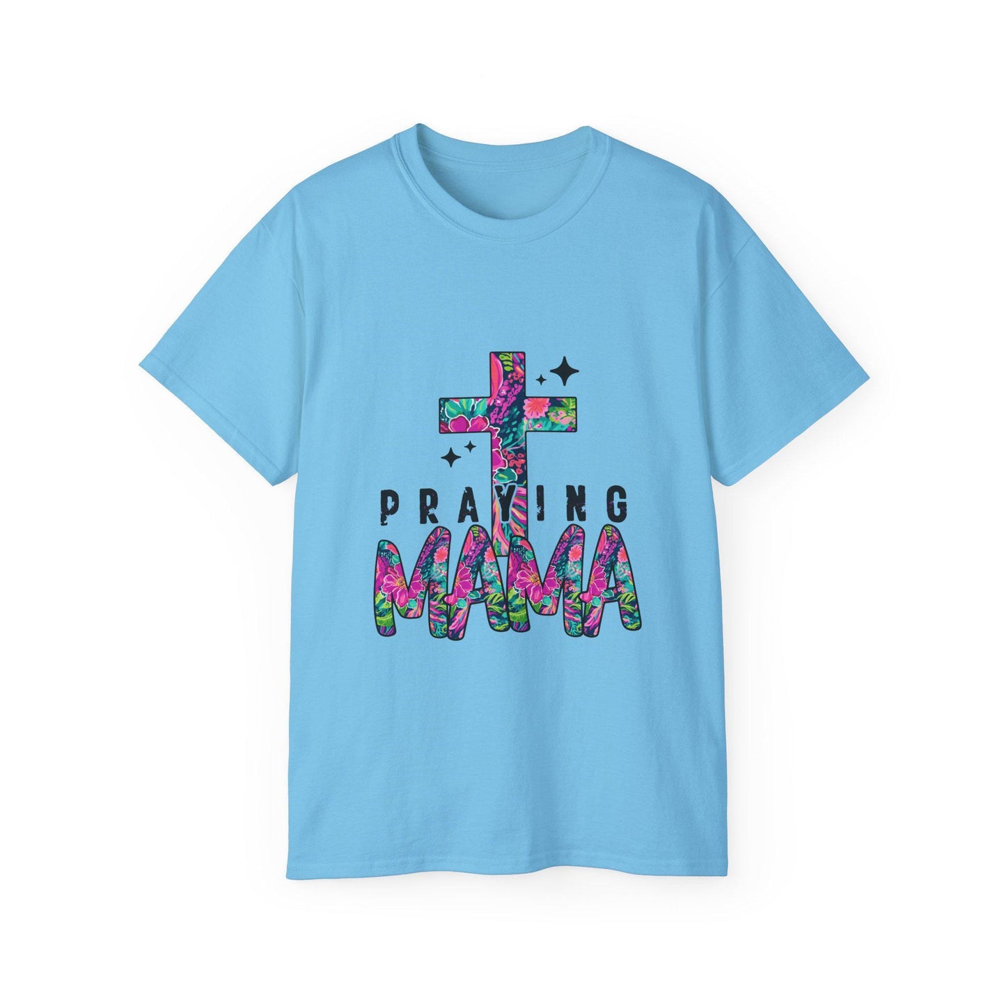 Praying Mama Tee, Inspirational T-Shirt for Moms, Christian Gift, Faith-Based Apparel, Mother's Day Gift, Comfortable Casual Wear