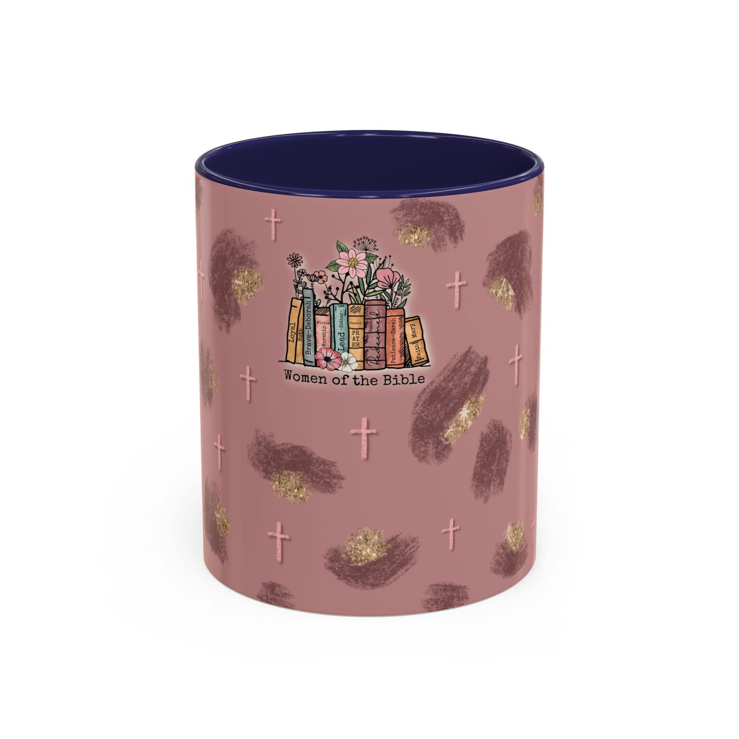 Women of the Bible Accent Coffee Mug Inspirational Christian Gift, Religious Mug for Moms, Unique Bible Study Accessory, Women Empowerment