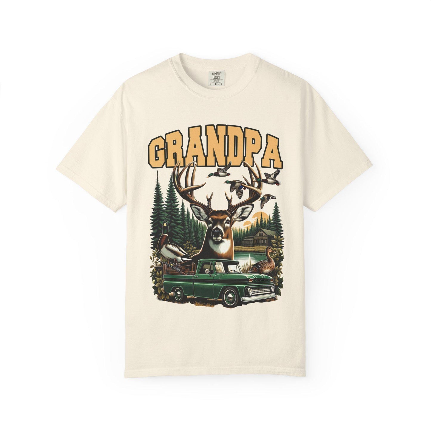 Retro Grandpa Hunting T-Shirt, Vintage Outdoor Tee, Gift for Dad, Father's Day Tee, Nature Lover Shirt, Grandparent Gift