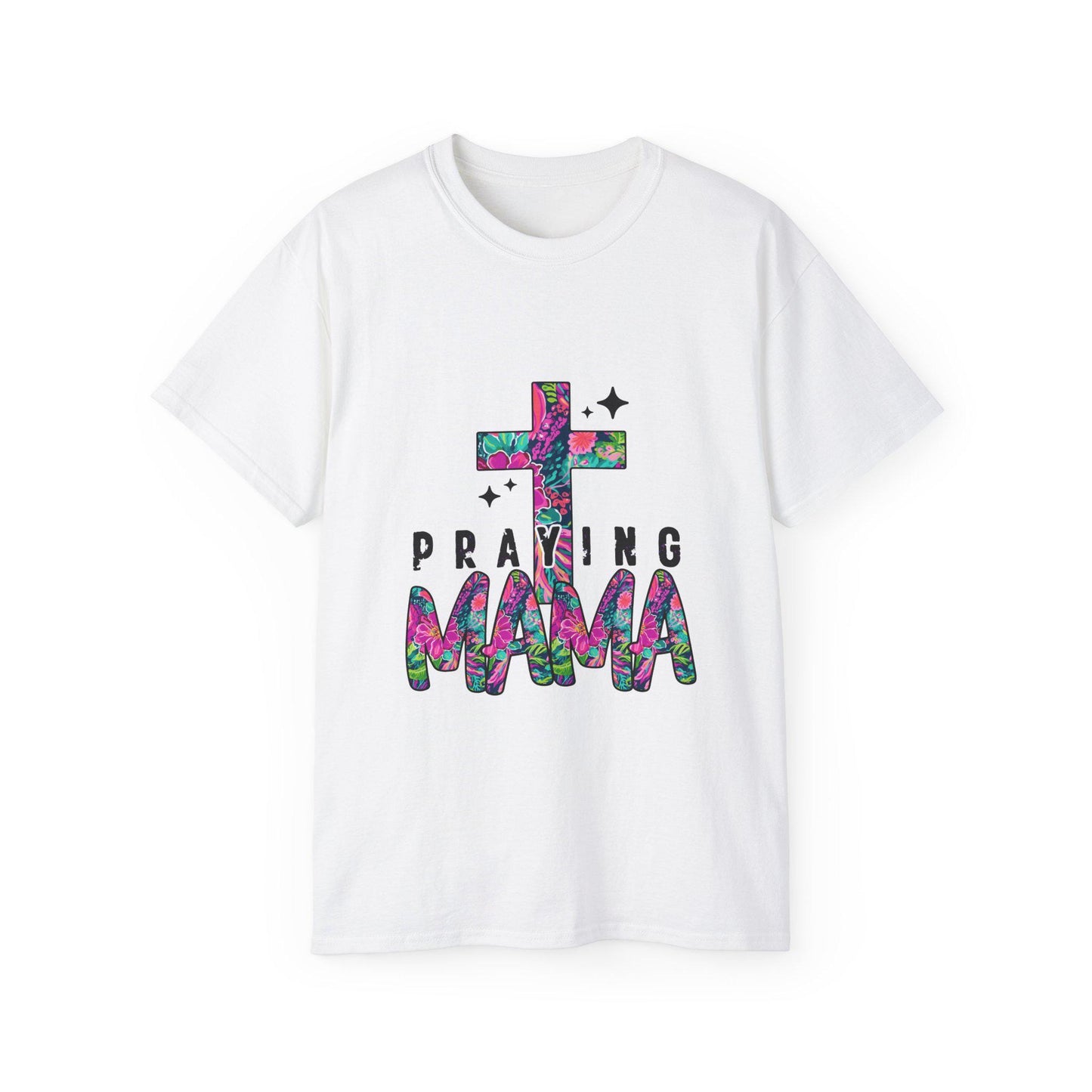 Praying Mama Tee, Inspirational T-Shirt for Moms, Christian Gift, Faith-Based Apparel, Mother's Day Gift, Comfortable Casual Wear