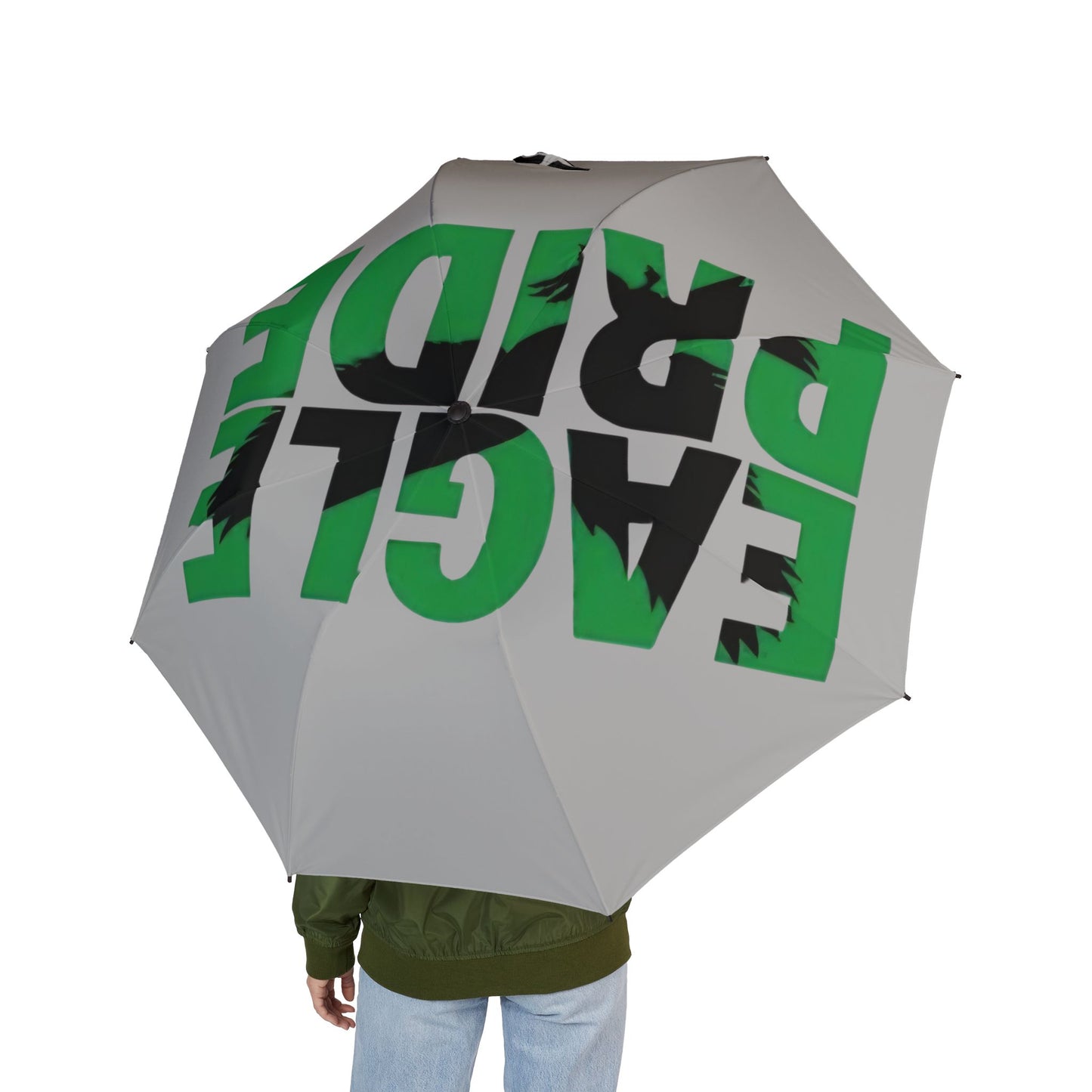 EAGLE PRIDE Stylish Foldable Umbrella with Bold Print, Travel Accessory, Rain Gear, Golf Umbrella, Gift for Him/Her, Fashion Statement