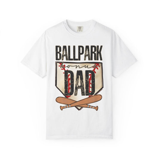 Ballpark Dad T-Shirt, Perfect Gift for Baseball Lovers, Vintage Style Tee for Fathers Day, Sports Fan Apparel, Unisex Graphic Tee