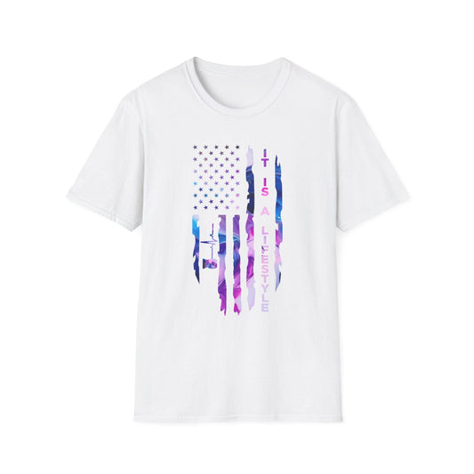 Patriotic Lifestyle Medical T-Shirt, American Flag Tee, Casual Summer Shirt, Independence Day Apparel, Gift for Veterans & Adventurers