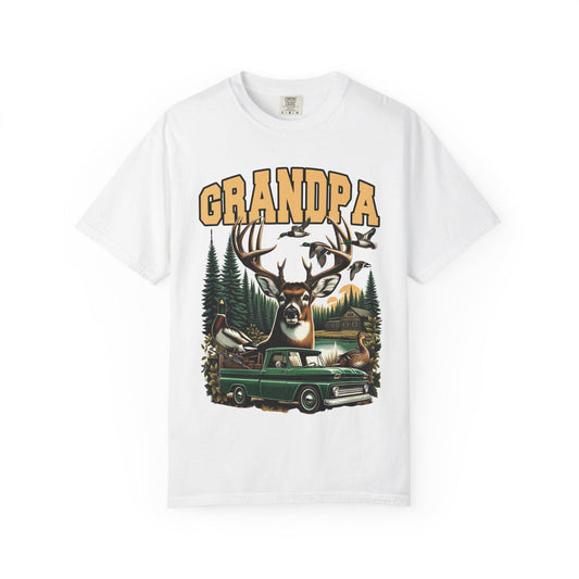 Retro Grandpa Hunting T-Shirt, Vintage Outdoor Tee, Gift for Dad, Father's Day Tee, Nature Lover Shirt, Grandparent Gift