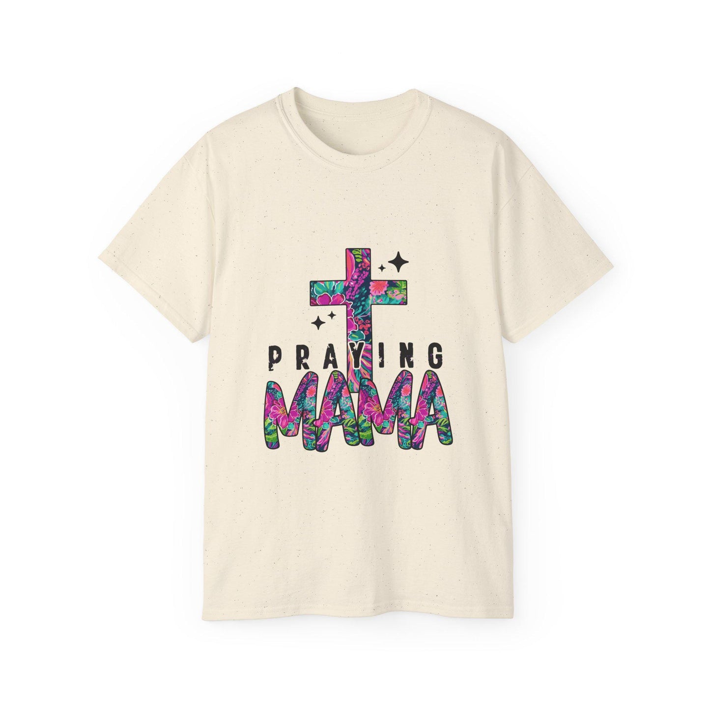 Praying Mama Tee, Inspirational T-Shirt for Moms, Christian Gift, Faith-Based Apparel, Mother's Day Gift, Comfortable Casual Wear