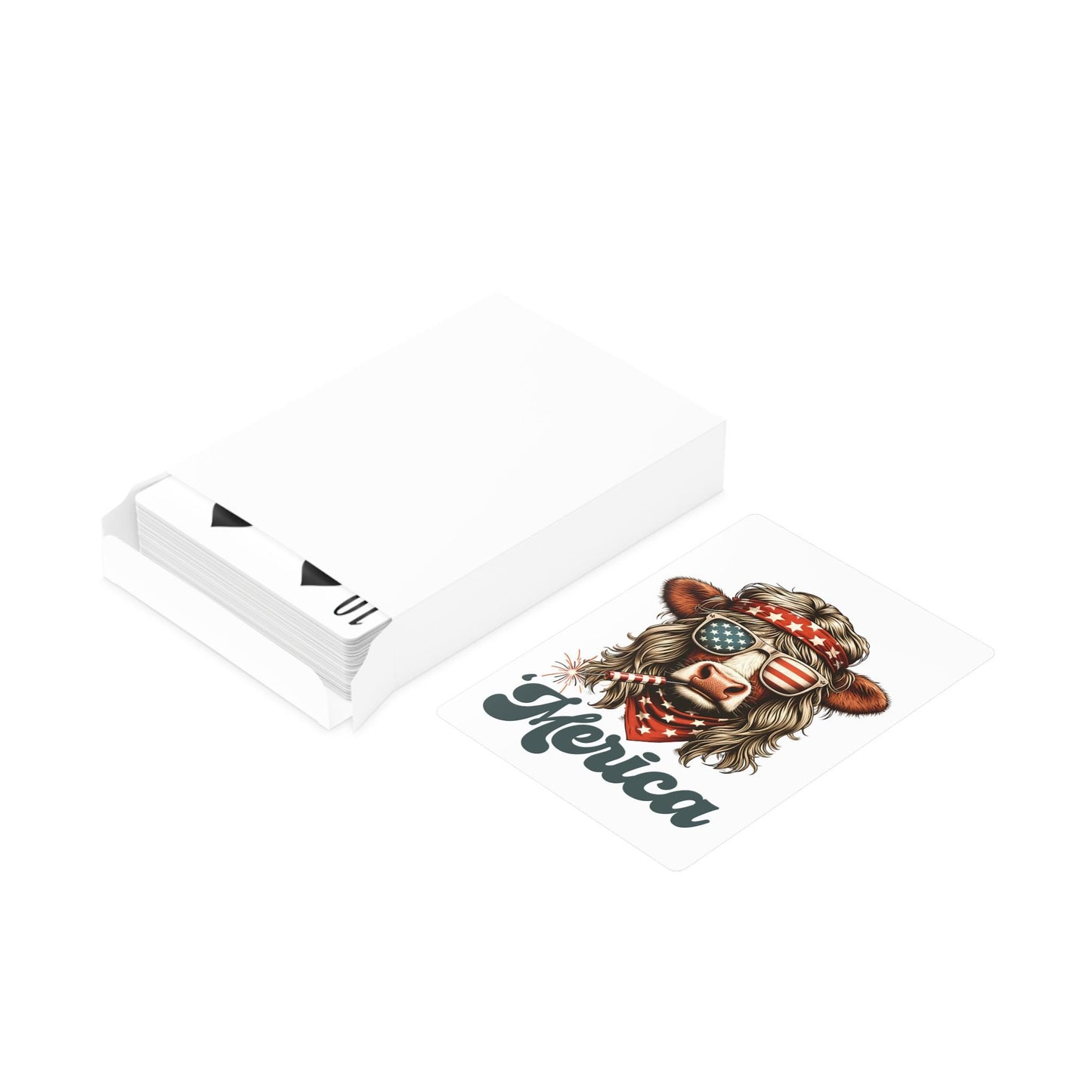Merica Poker Cards, Fun Party Game, Americana Theme, Perfect for BBQs, Gifts for Gamers and Card Enthusiasts