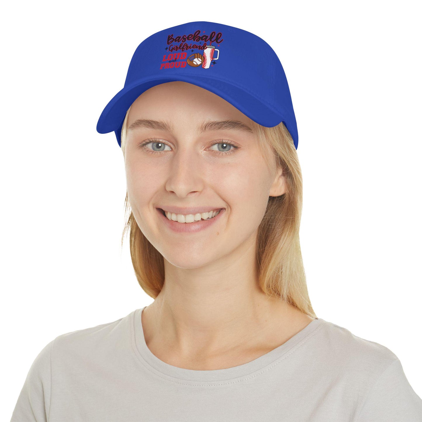 Loud and Proud Baseball Cap for Girlfriends, Perfect Gift for Softball Lovers, Summer Sports Cap, Fun Accessories for Baseball Season, Cute