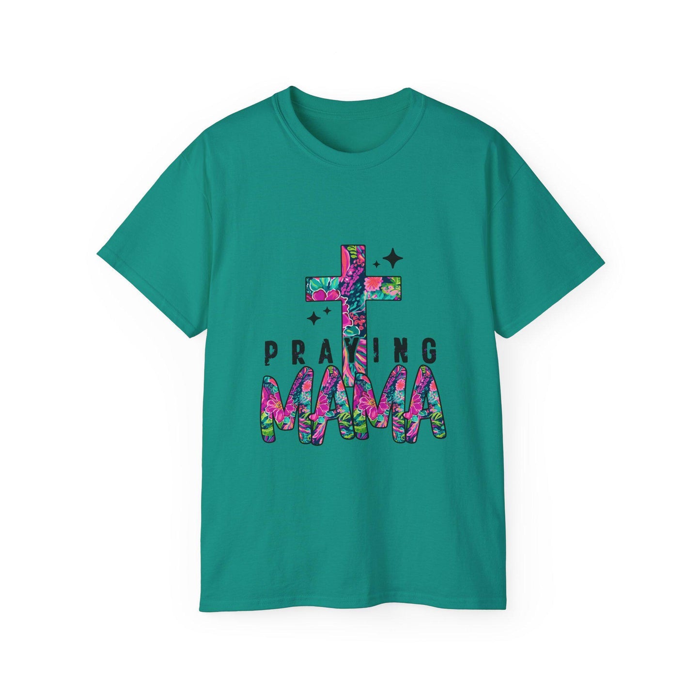 Praying Mama Tee, Inspirational T-Shirt for Moms, Christian Gift, Faith-Based Apparel, Mother's Day Gift, Comfortable Casual Wear