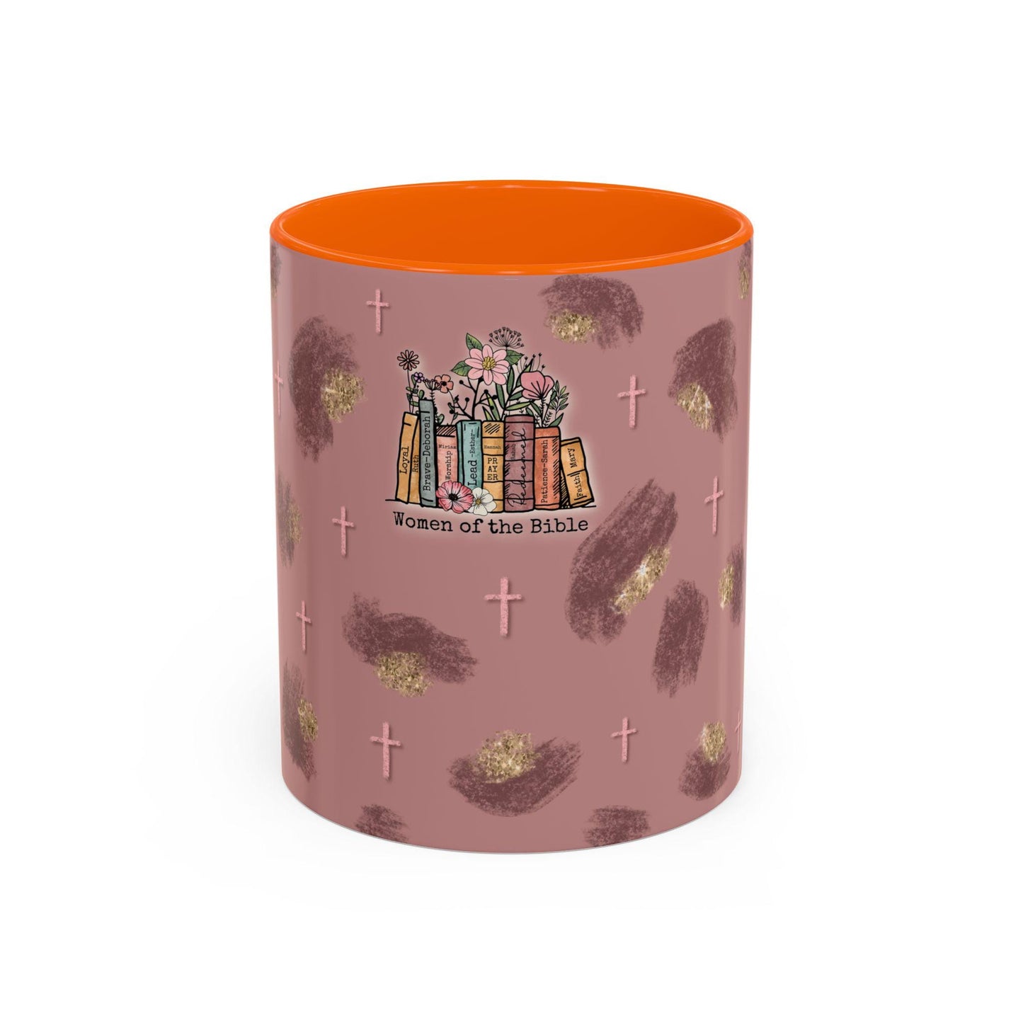 Women of the Bible Accent Coffee Mug Inspirational Christian Gift, Religious Mug for Moms, Unique Bible Study Accessory, Women Empowerment