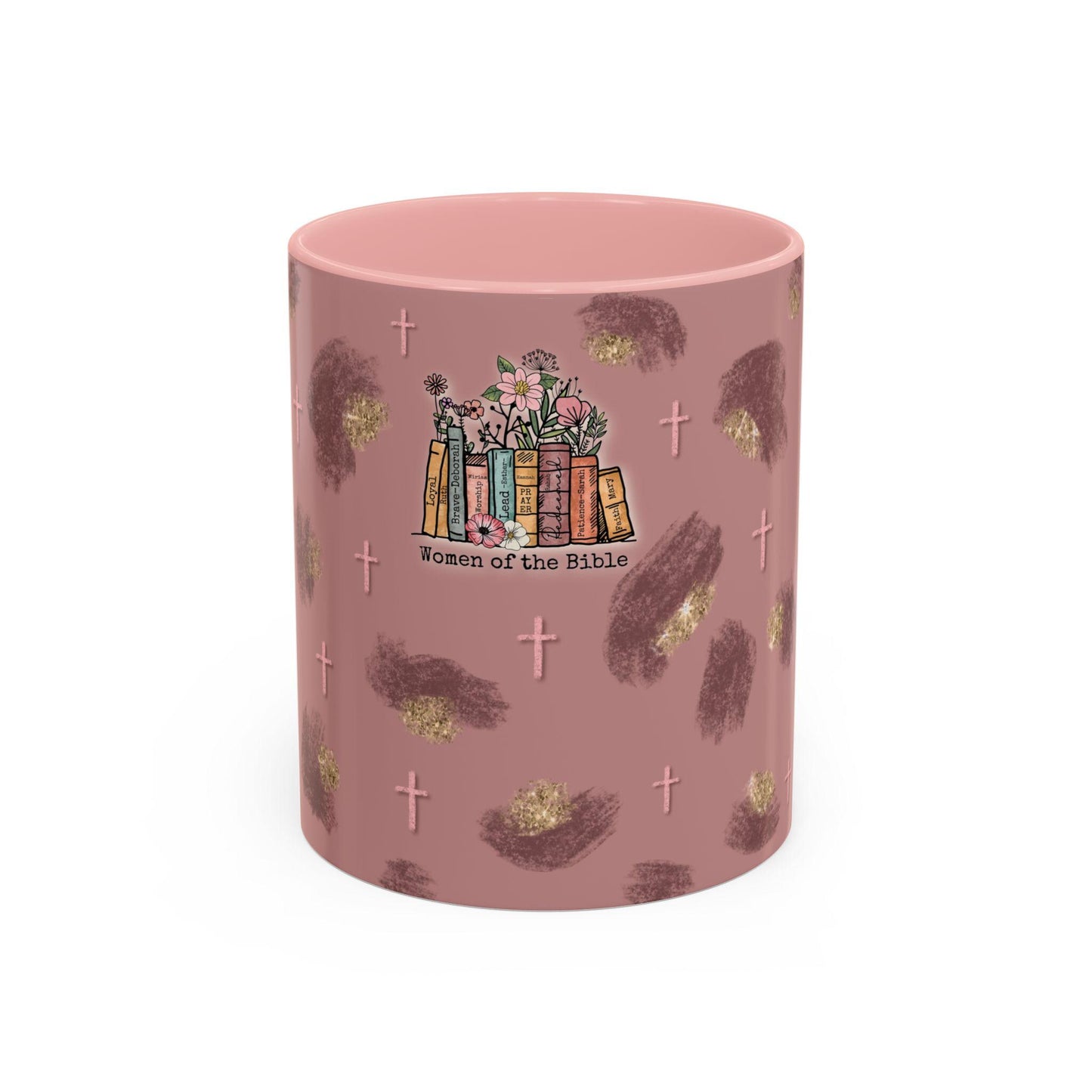 Women of the Bible Accent Coffee Mug Inspirational Christian Gift, Religious Mug for Moms, Unique Bible Study Accessory, Women Empowerment