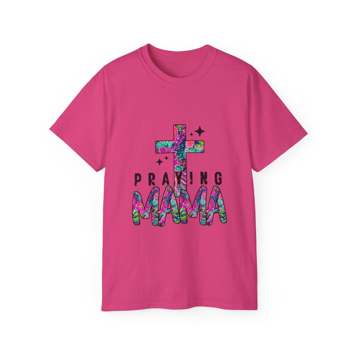 Praying Mama Tee, Inspirational T-Shirt for Moms, Christian Gift, Faith-Based Apparel, Mother's Day Gift, Comfortable Casual Wear