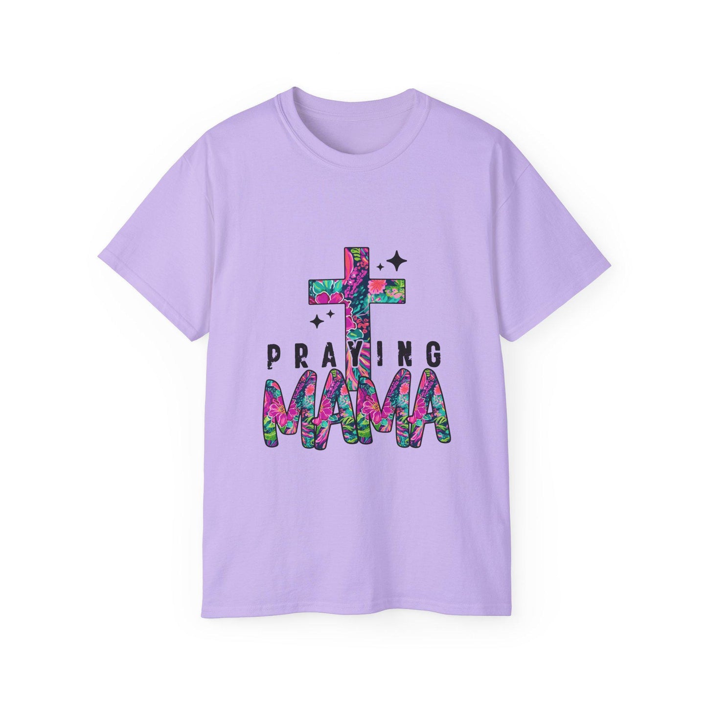 Praying Mama Tee, Inspirational T-Shirt for Moms, Christian Gift, Faith-Based Apparel, Mother's Day Gift, Comfortable Casual Wear