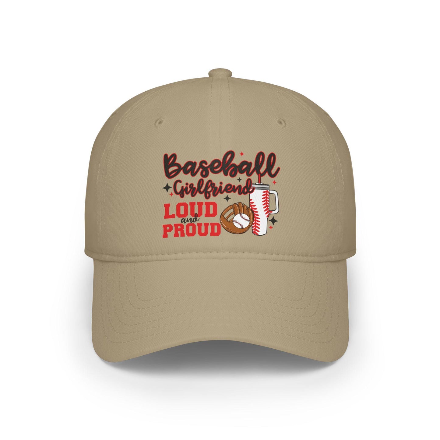 Loud and Proud Baseball Cap for Girlfriends, Perfect Gift for Softball Lovers, Summer Sports Cap, Fun Accessories for Baseball Season, Cute