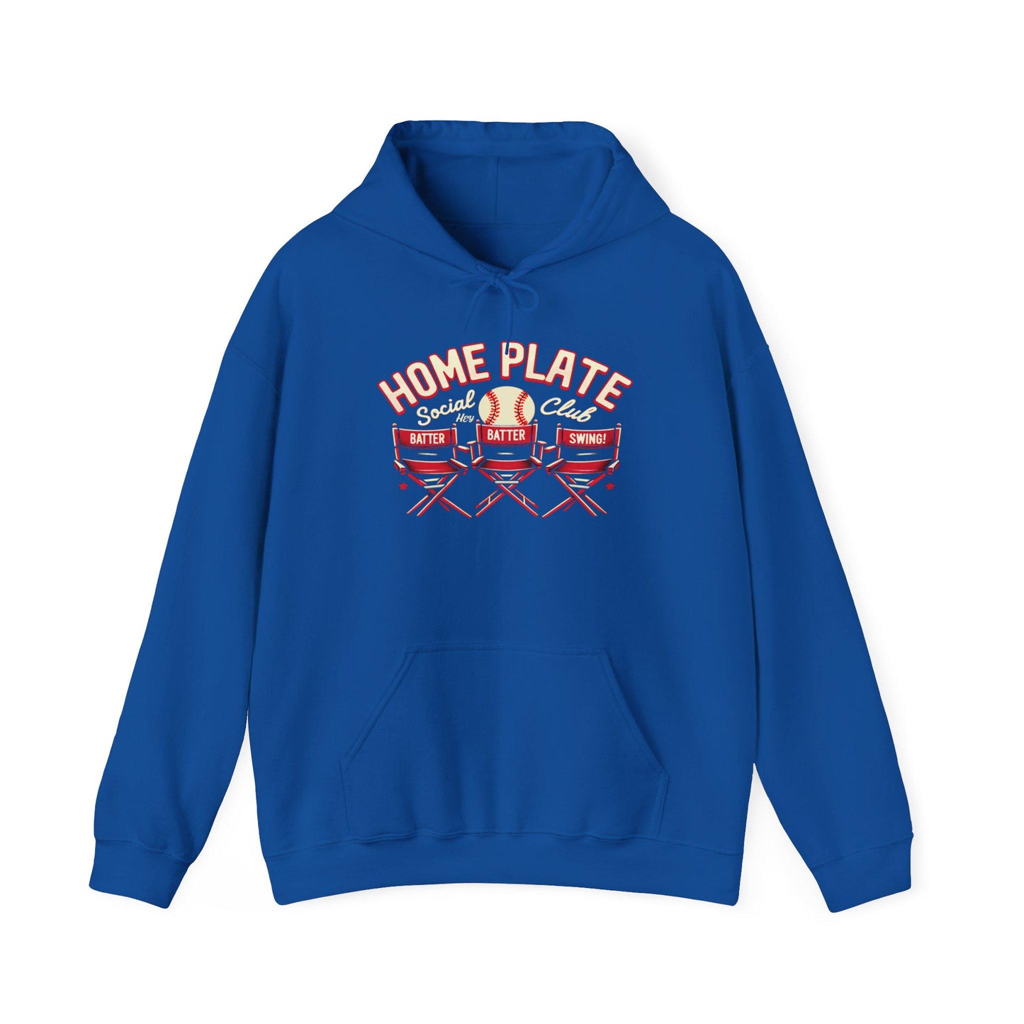 Home Plate Baseball Unisex Hoodie, Gift for Sports Lovers, Soft Sweatshirt for Game Days, Ideal for Baseball Fans, Cozy Athletic Wear