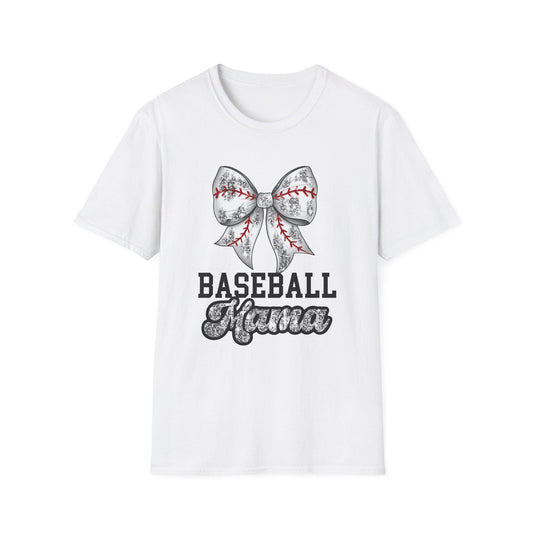Baseball Mama Unisex T-Shirt, Softstyle Shirt for Sports Moms, Gift for Mother's Day, Game Day Tee, Mom in Sports Wear
