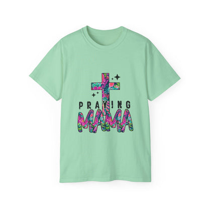 Praying Mama Tee, Inspirational T-Shirt for Moms, Christian Gift, Faith-Based Apparel, Mother's Day Gift, Comfortable Casual Wear