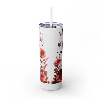 Cute Cow Tumbler with Straw, 20oz | Adorable Animal Gift, Love Motif Drinkware, Perfect for Mothers Day & Farm Lovers