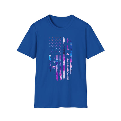 Patriotic Lifestyle Medical T-Shirt, American Flag Tee, Casual Summer Shirt, Independence Day Apparel, Gift for Veterans & Adventurers