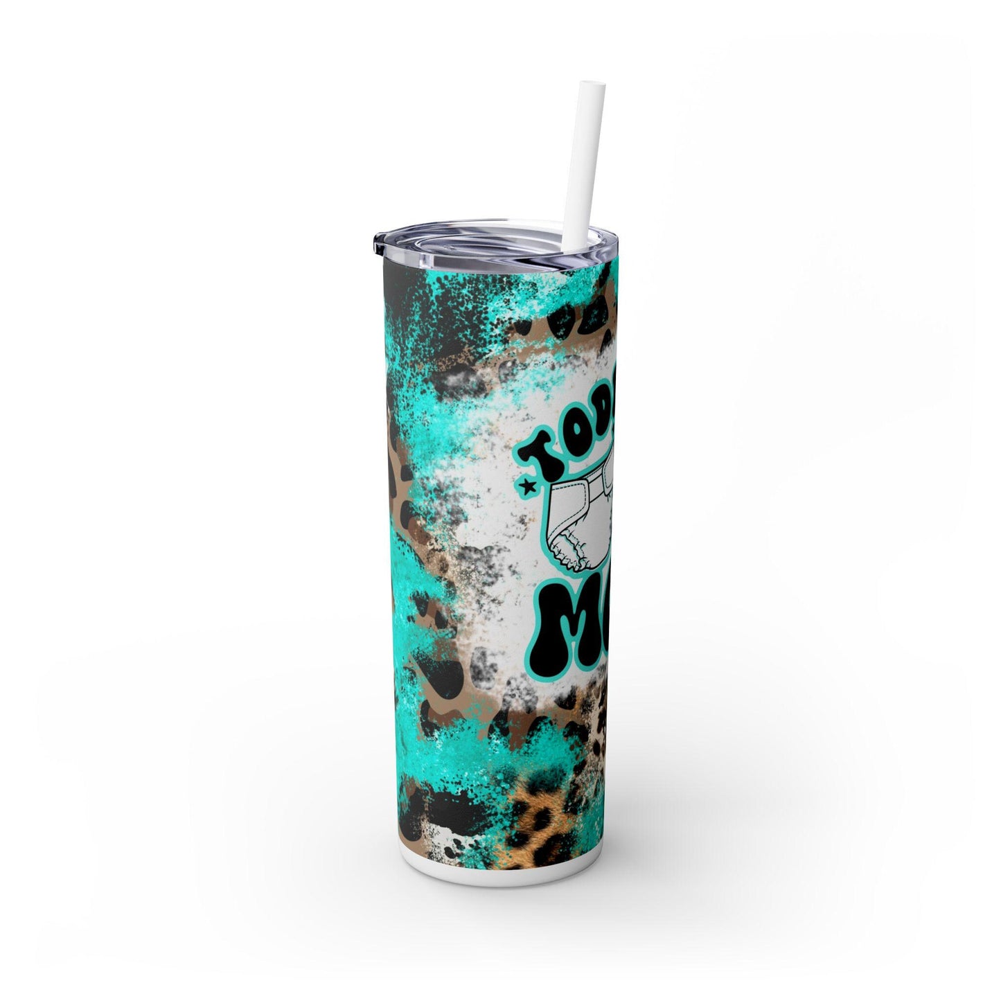 Toddler Mom Skinny Tumbler, 20oz - Perfect Gift for Fun Moms, Stylish Travel Cup, Unique Kiddo Drinkware, Birthday & Baby Shower