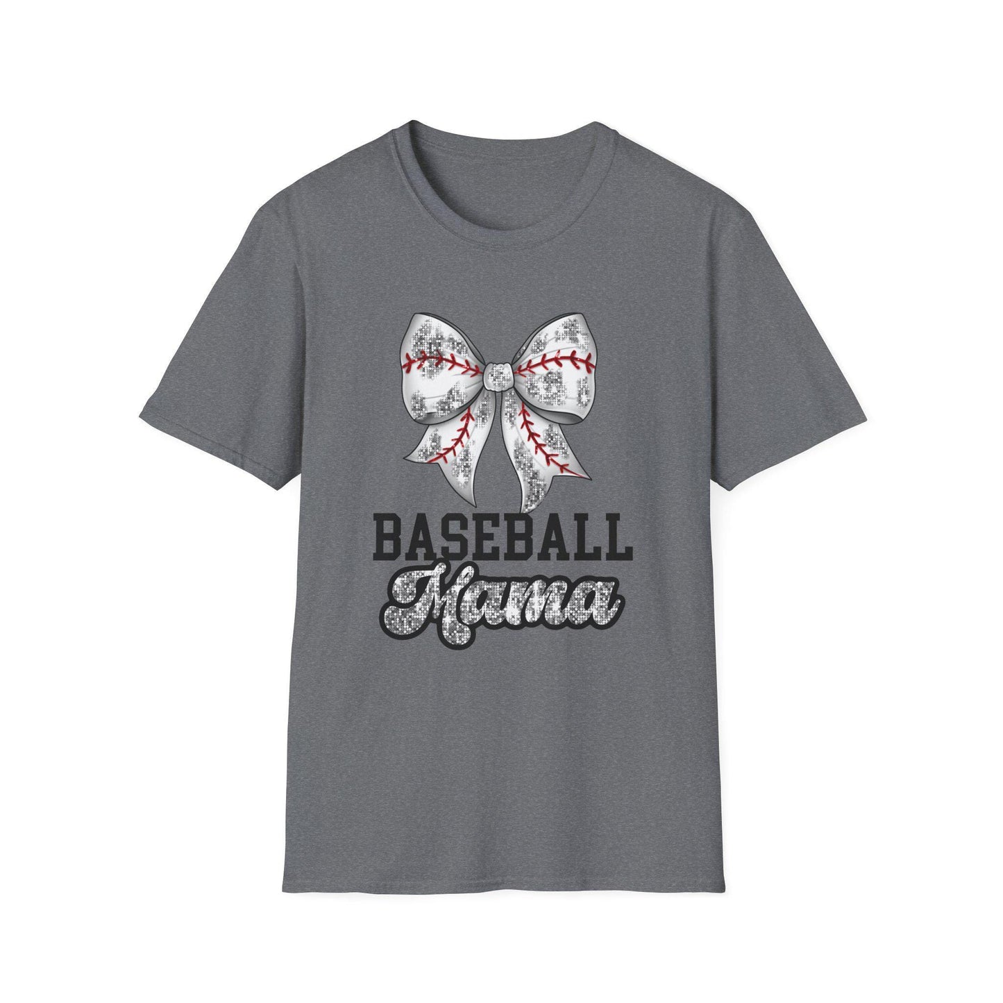 Baseball Mama Unisex T-Shirt, Softstyle Shirt for Sports Moms, Gift for Mother's Day, Game Day Tee, Mom in Sports Wear