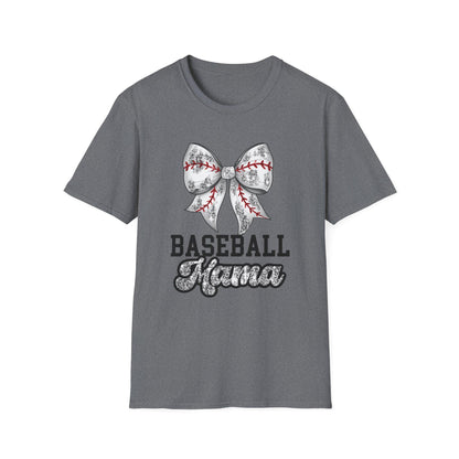 Baseball Mama Unisex T-Shirt, Softstyle Shirt for Sports Moms, Gift for Mother's Day, Game Day Tee, Mom in Sports Wear