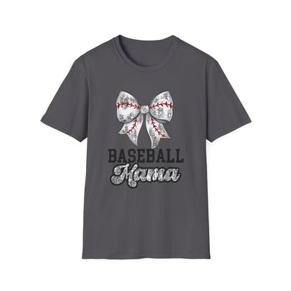 Baseball Mama Unisex T-Shirt, Softstyle Shirt for Sports Moms, Gift for Mother's Day, Game Day Tee, Mom in Sports Wear