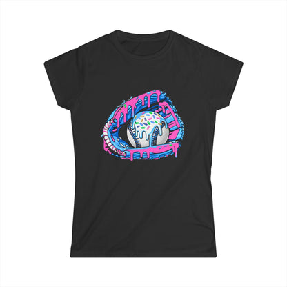 Ice Cream Baseball Tee, Fun Summer Shirt, Cute Sports Top, Perfect for Softball Lovers, Gift for Athletes