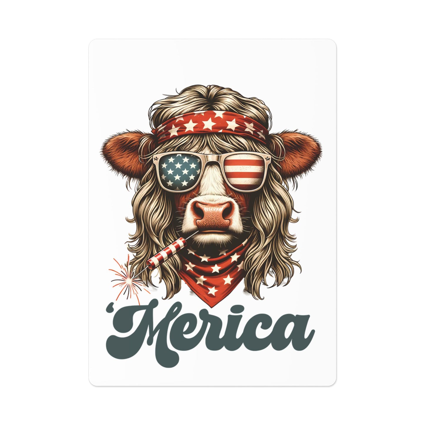 Merica Poker Cards, Fun Party Game, Americana Theme, Perfect for BBQs, Gifts for Gamers and Card Enthusiasts
