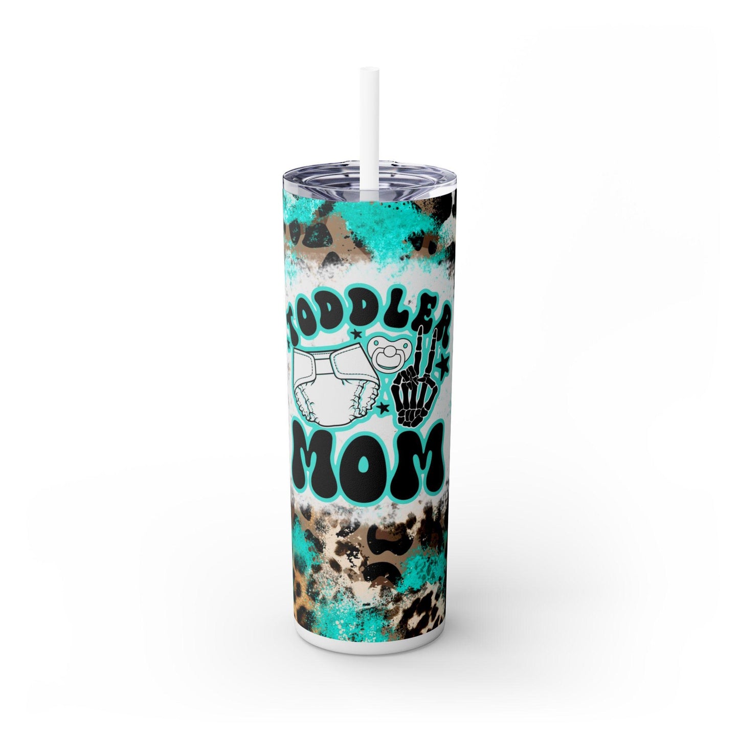 Toddler Mom Skinny Tumbler, 20oz - Perfect Gift for Fun Moms, Stylish Travel Cup, Unique Kiddo Drinkware, Birthday & Baby Shower