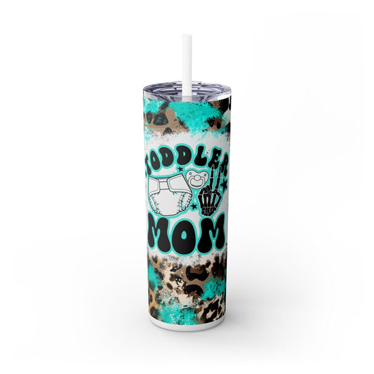 Toddler Mom Skinny Tumbler, 20oz - Perfect Gift for Fun Moms, Stylish Travel Cup, Unique Kiddo Drinkware, Birthday & Baby Shower