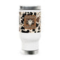 Cowgirl Travel Mug, Stainless Steel Travel Coffee Tumbler, Perfect Gift for Cowgirls, Camping Mug, Western Style Drinkware