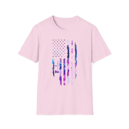 Patriotic Lifestyle Medical T-Shirt, American Flag Tee, Casual Summer Shirt, Independence Day Apparel, Gift for Veterans & Adventurers