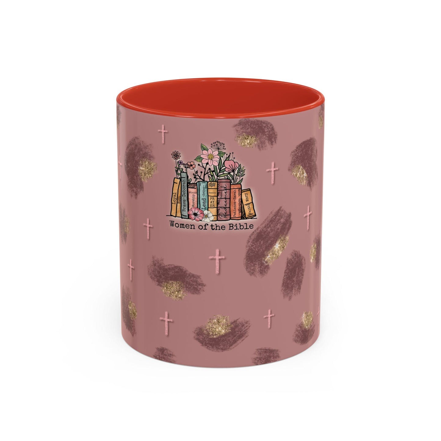 Women of the Bible Accent Coffee Mug Inspirational Christian Gift, Religious Mug for Moms, Unique Bible Study Accessory, Women Empowerment
