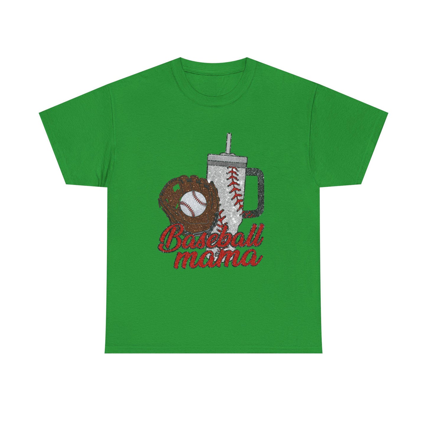 Baseball Mama Unisex Heavy Cotton Tee, Sports Fan Shirt, Gifts for Mom, Baseball Season Apparel, Soft Cotton Tee for Game Day