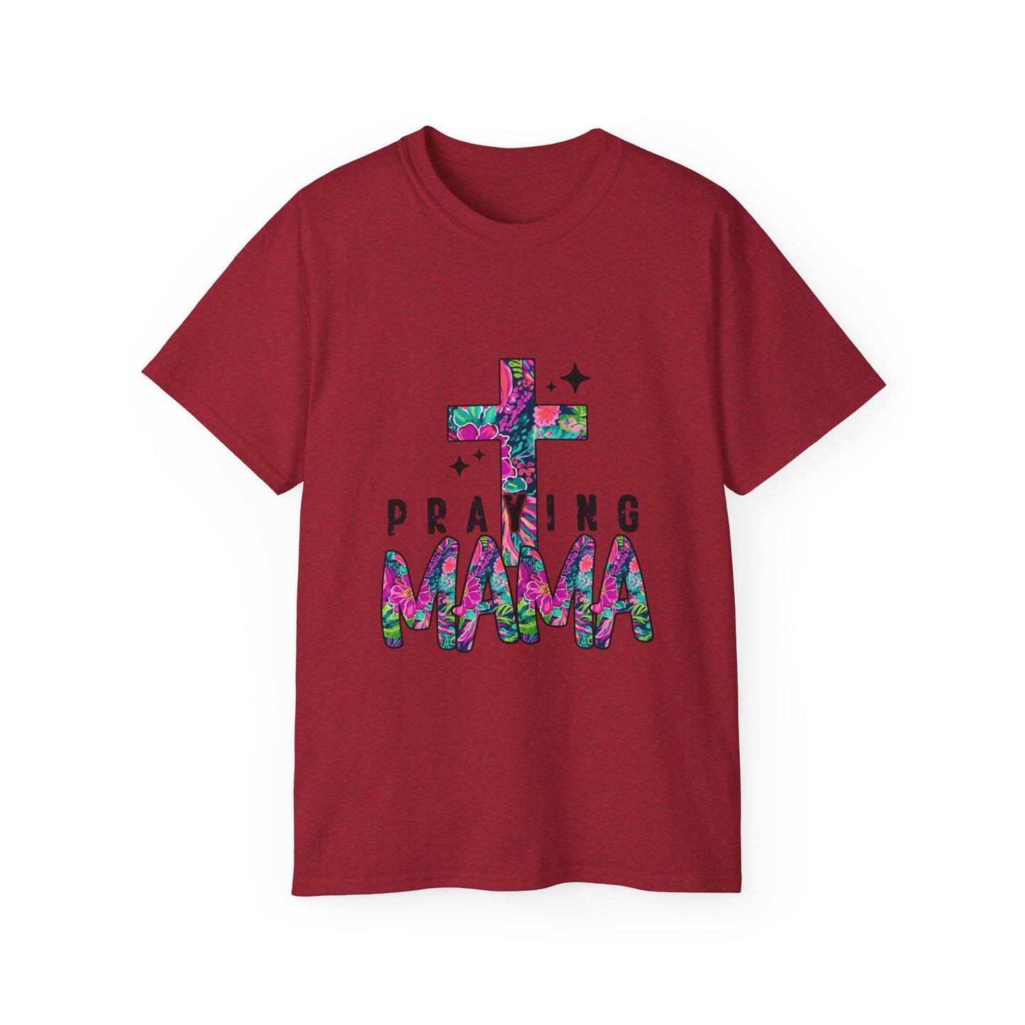 Praying Mama Tee, Inspirational T-Shirt for Moms, Christian Gift, Faith-Based Apparel, Mother's Day Gift, Comfortable Casual Wear