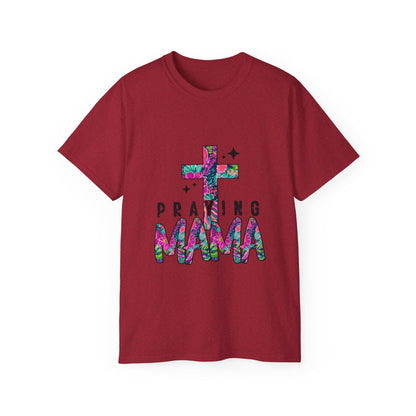Praying Mama Tee, Inspirational T-Shirt for Moms, Christian Gift, Faith-Based Apparel, Mother's Day Gift, Comfortable Casual Wear