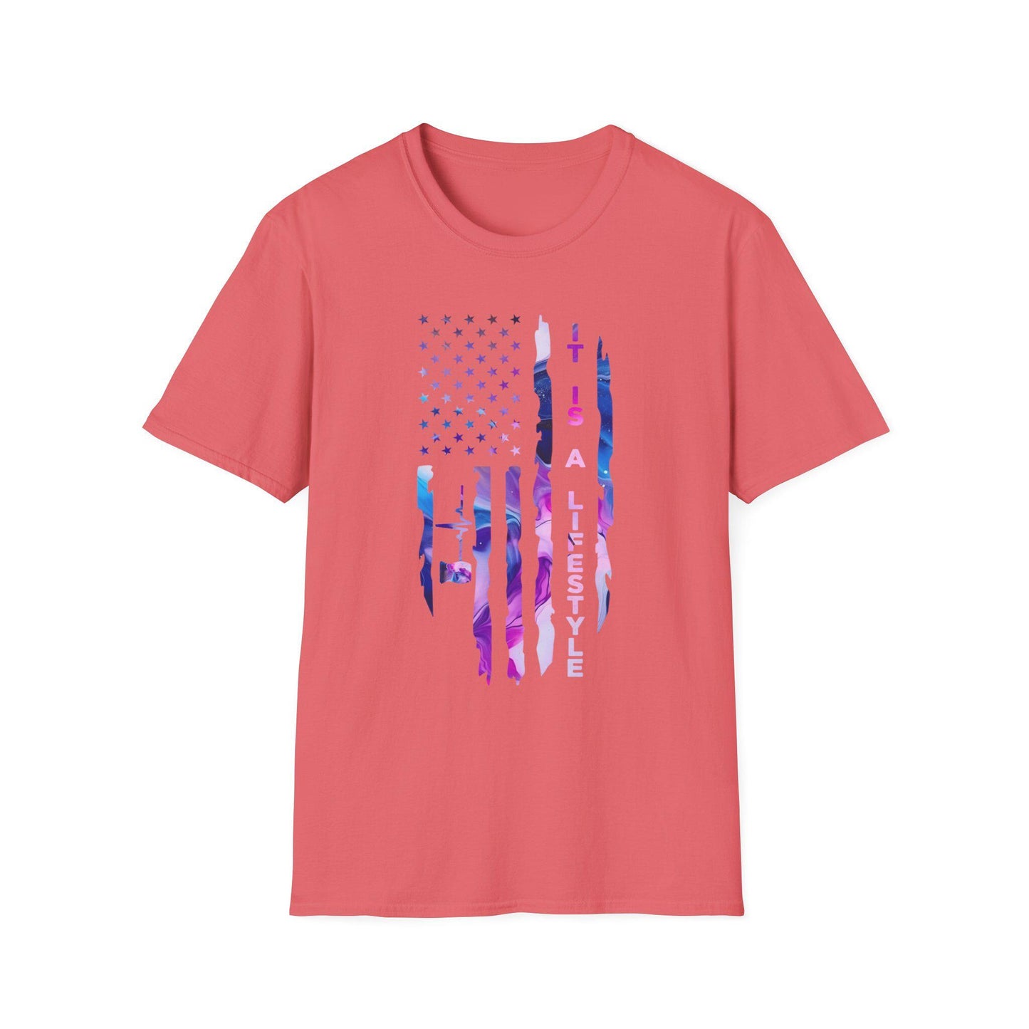 Patriotic Lifestyle Medical T-Shirt, American Flag Tee, Casual Summer Shirt, Independence Day Apparel, Gift for Veterans & Adventurers