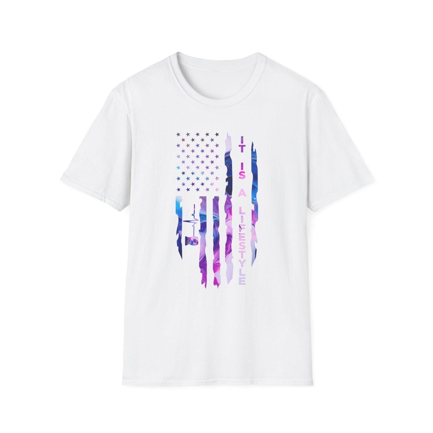 Patriotic Lifestyle Medical T-Shirt, American Flag Tee, Casual Summer Shirt, Independence Day Apparel, Gift for Veterans & Adventurers