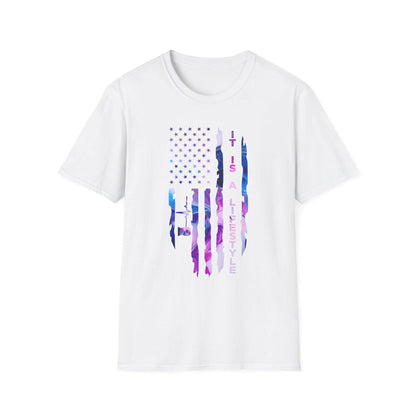 Patriotic Lifestyle Medical T-Shirt, American Flag Tee, Casual Summer Shirt, Independence Day Apparel, Gift for Veterans & Adventurers