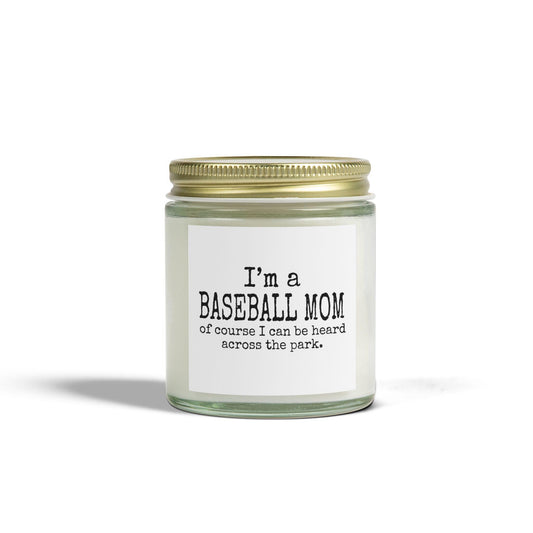 Baseball Mom Scented Candle, Perfect Gift for Sports Moms, Home Decor, Relaxation, Birthday, MLB Season