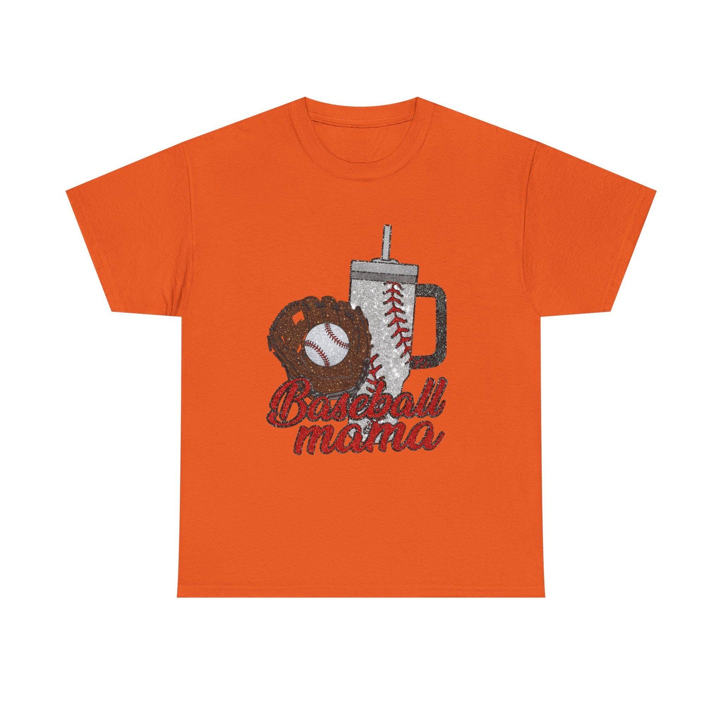 Baseball Mama Unisex Heavy Cotton Tee, Sports Fan Shirt, Gifts for Mom, Baseball Season Apparel, Soft Cotton Tee for Game Day